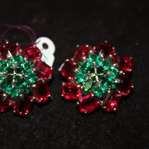 Dior Rhinestone Earrings