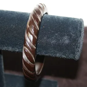 Brown Bakelite Bangle Bracelet