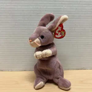 Ty Beanie Babies Springy Bunny Plush with 2000 Tag and Original Hang Tags, Date of Birth February 29