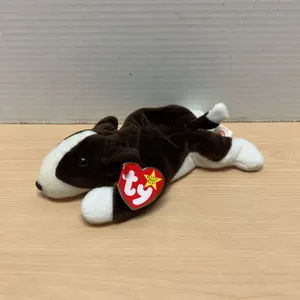 Ty Beanie Babies Collection Bruno the Dog with Original Tags, 1997, Handmade in China, Oakbrook IL U