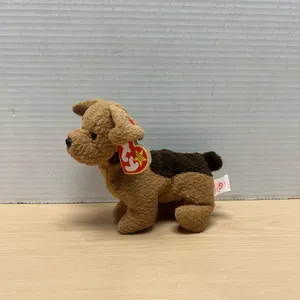 TY Beanie Baby Tuffy the Dog, Style 4108, 1996 with Tags, Oakbrook IL – Brown Plush Toy Collectible