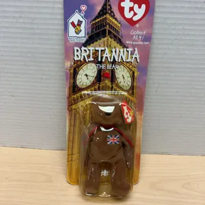 1999 Ty Beanie Babies McDonald's Exclusive Britannia The Bear In Original Packaging With RMHC Taggin