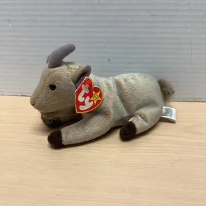 Ty Beanie Baby Goatee the Goat, DOB November 4, 1998, Original Tags, 1999 Production, MWMTs Conditio