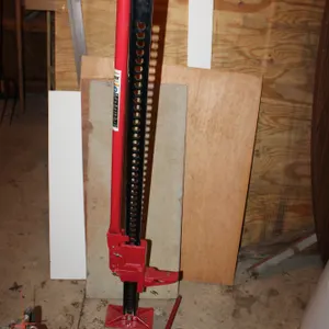 Farm Jack, Rachet Load Binder & Fire Extinguisher