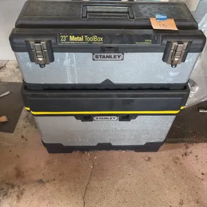 23” Rolling Stanley Metal Tool Box - Contents Included