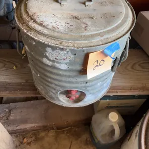 Vintage Galvanized Metal Water Cooler