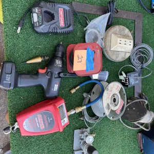 Misc Lot - Craftsman 12v Battery Quick Boost Charger, Black&Decker 7.2V Cordless Drill, 3 Outlet Ext