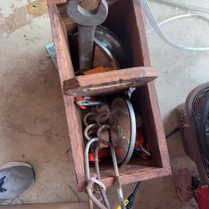Wood Box & Tools