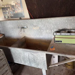 Vintage Metal Double Sink