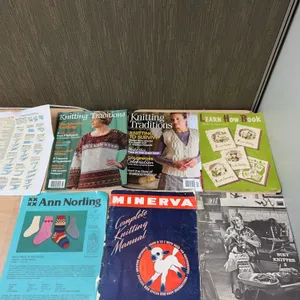Knitting Traditions Magazines, Pattern Books, Ann Norling Sock Pattern, Minerva and Busy Knitter Man