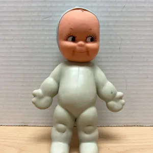 Cameo 1965 Kewpie Doll Vinyl Baby Blue Cap and One-Piece Outfit Marked by Cameo Co. 1965 USA Vintage