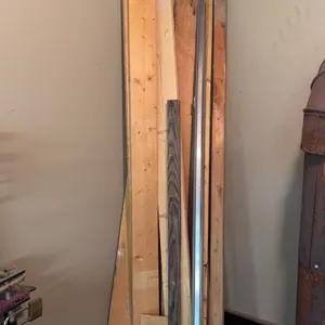 Assorted Construction Lumber and Metal Channels Lot