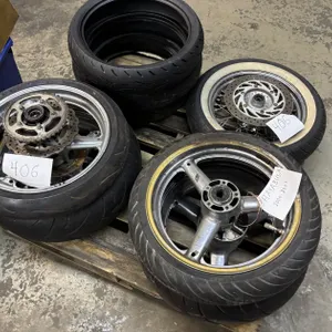 LOT OF MOTORCYCLE WHEELS