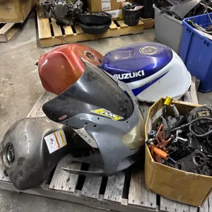LOT OF MOTORCYCLE PARTS