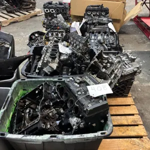 2 PALLETS OF MOTORCYCLE ENGINES AND ENGINE PARTS