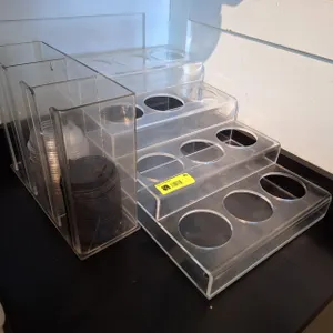 4 Tier Poly Cup and Lid Rack