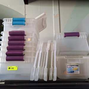Assorted Poly Bins with Lids