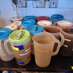 Assorted Poly Pitchers and Coolers