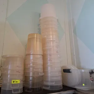 Assorted Poly Containers, 2 Qt. to 6 Qt.