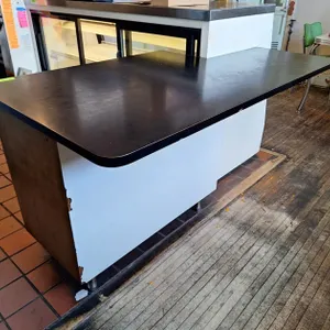 Retail Counter with Contents, 58"x31"x34"