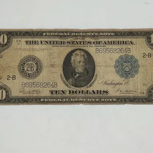 1914 Large $10 Federal Reserve Note