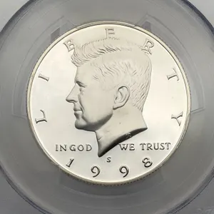 1998-S Silver Proof Kennedy Half Dollar, PCGS PR69 DCAM