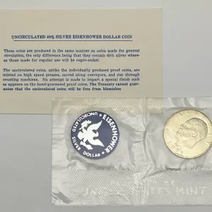 1971 Uncirculated Eisenhower Silver Dollar
