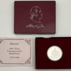 1982 George Washington Proof Silver Half Dollar