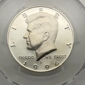 1996-S Silver Proof Kennedy Half Dollar, PCGS PR69 DCAM