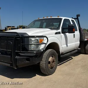 2014 Ford F350  Super Duty XL Ext. Cab dump flatbed pickup truck