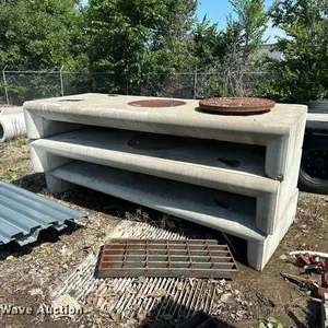 (3) concrete drainage inlets