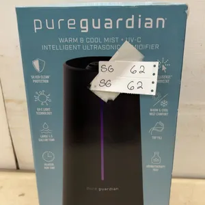 PureGuardian Warm and Cool Mist UV-C Intelligent Ultrasonic Humidifier, 1.5-Gallon Tank