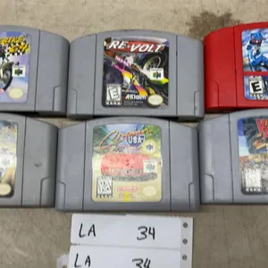 6 Nintendo 64 Games: Excitebike 64, Re-Volt, Cruis'n USA, Vigilante 8 and More