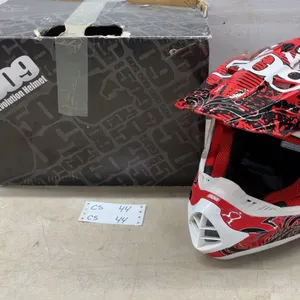 509 Evolution Off-Road Helmet, Medium, Red/Black/White Graphic, DOT/ECE 22.05 Certified