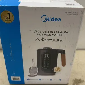 Midea 1 L/1.06 qt 8-in-1 Heating Nut Milk Maker, 120V, 800W, w/ Scoop & More