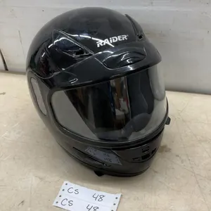 Raider 26-680-M Adult Full-Face Motorcycle Helmet, Medium, Black, DOT Certified