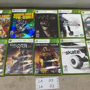 Lot of 10 Xbox 360 Games Including Borderlands, Gears of War, Dead Space, Skate and More