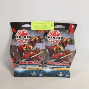 2 BOOSTER PACKS BAKUGAN RESURGENCE CARDS