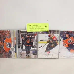 4 CONNOR MCDAVID HOCKEY CARDS