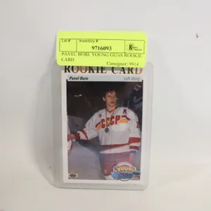 PAVEL BURE YOUNG GUNS ROOKIE CARD