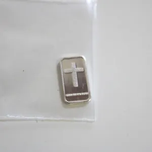1 GRAM SILVER CROSS BAR