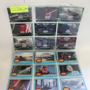 LOT OF 18 STAR WARS CARDS