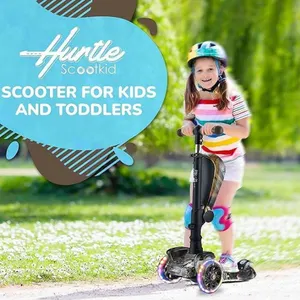 Hurtle GZUISER 3-Wheel Foldable Kid Scooter