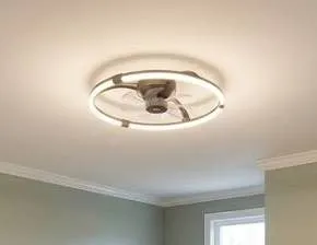 Low Profile 20" Ceiling Fan Light White