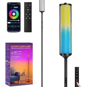 OUTON LED Floor Lamp with Remote & APP Control, Tall Standing Lamp, 16 Million Colors, 32 Scene Mode