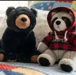 2 Jasper Canada Plush Toys