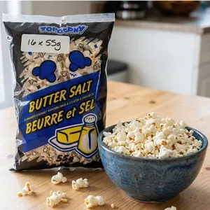 TooCorny Butter Salt Gourmet Popcorn Case 16x55g