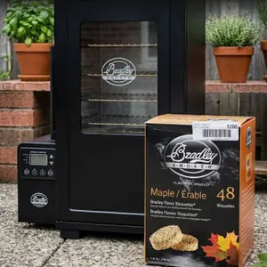 Bradley Smoker Maple Flavor Bisquettes 48ct