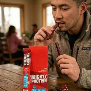 Maple Leaf Mighty Protein BBQ Chicken Sticks 12x32g
