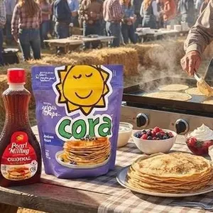 Cora Crepe Mix and Pearl Milling Syrup